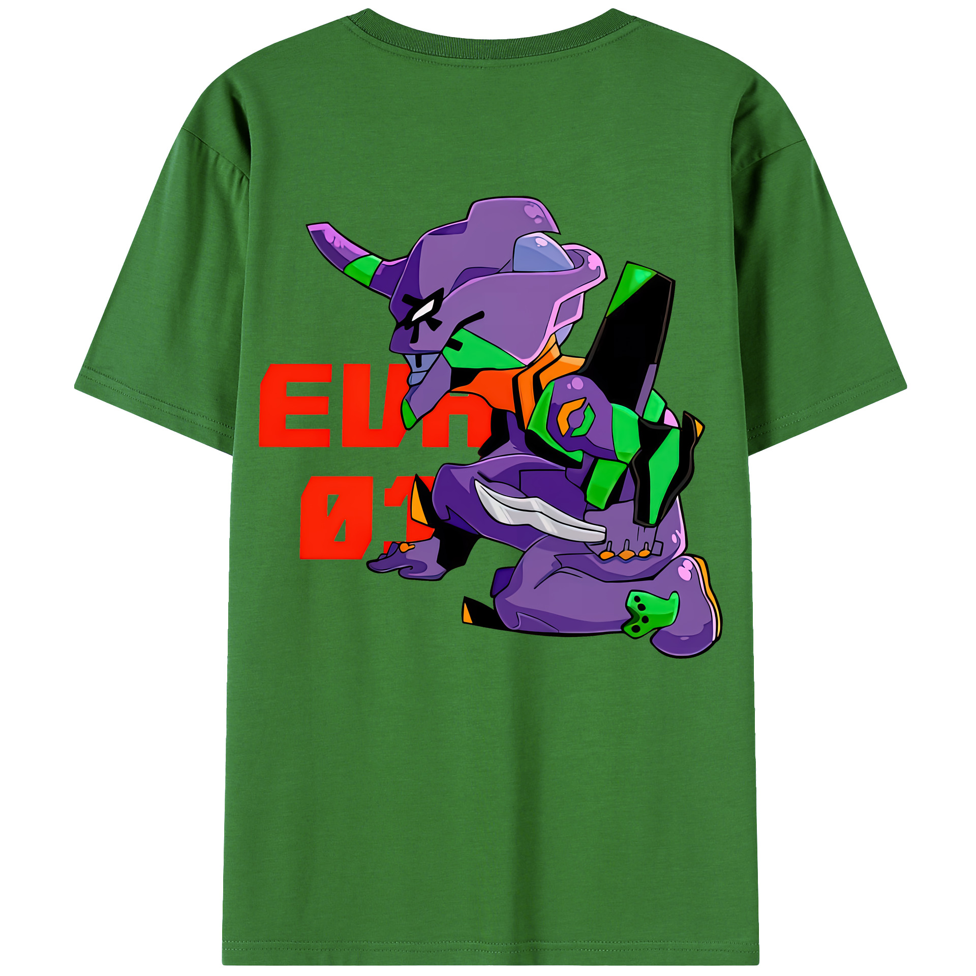 （画像用） EVA 新世紀エヴァンゲリオン レディース半袖Tシャツ(バックプリント)